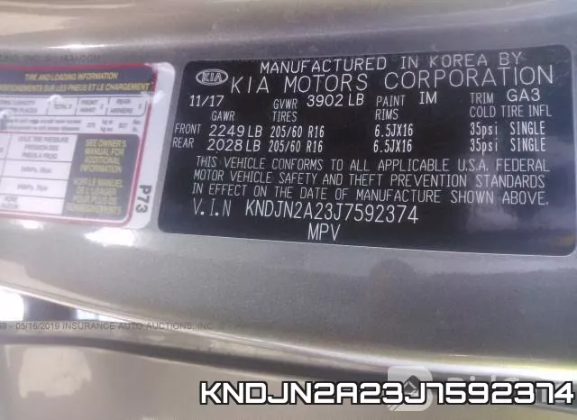 KNDJN2A23J7592374 фото 10