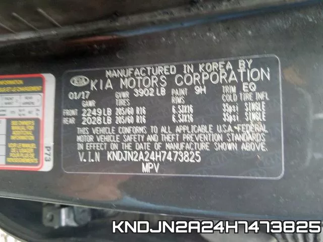 KNDJN2A24H7473825 фото 2