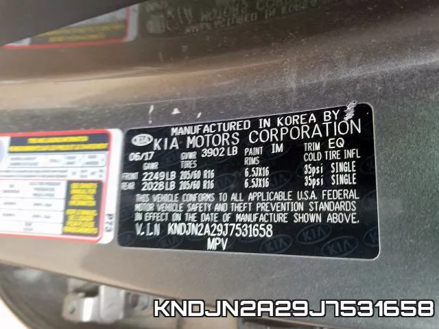 KNDJN2A29J7531658 фото 2