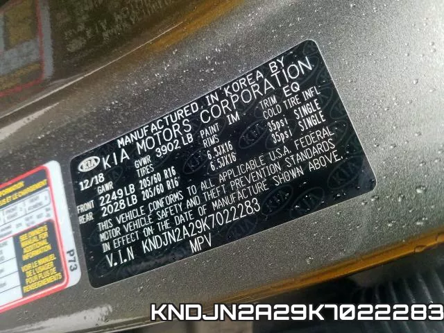 KNDJN2A29K7022283 фото 2