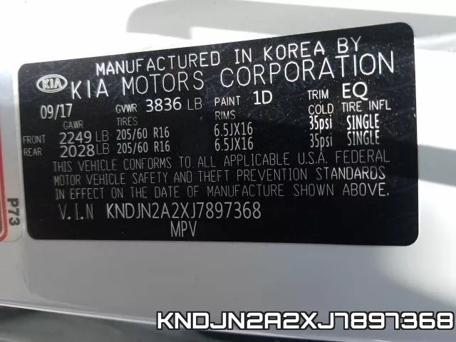 KNDJN2A2XJ7897368 фото 2