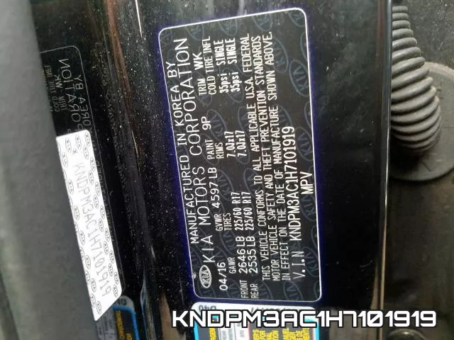 KNDPM3AC1H7101919 фото 2