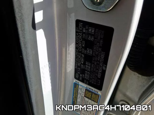 KNDPM3AC4H7104801 фото 2