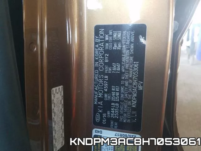 KNDPM3AC8H7053061 фото 2