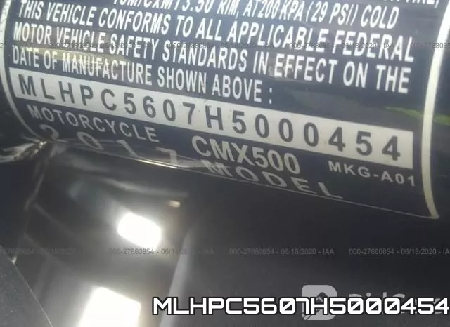 MLHPC5607H5000454 фото 2