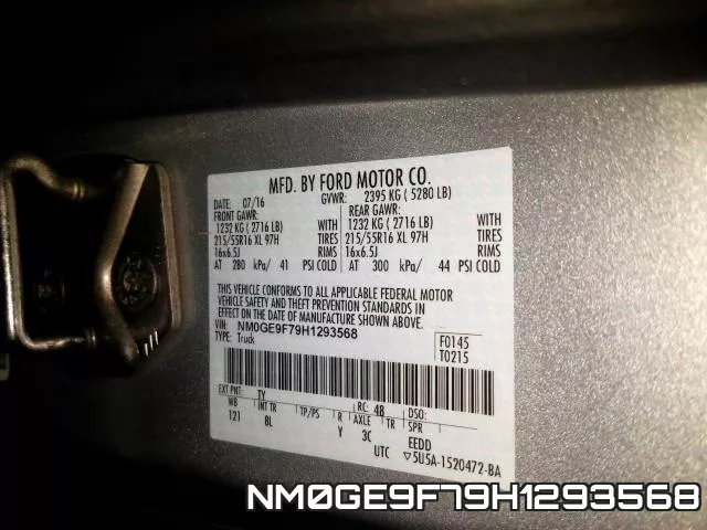 NM0GE9F79H1293568 фото 2