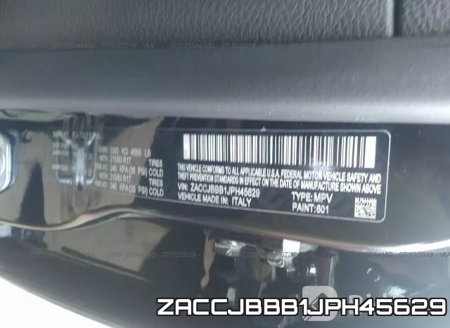 ZACCJBBB1JPH45629 фото 10
