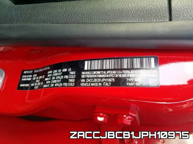ZACCJBCB1JPH10975 фото 2