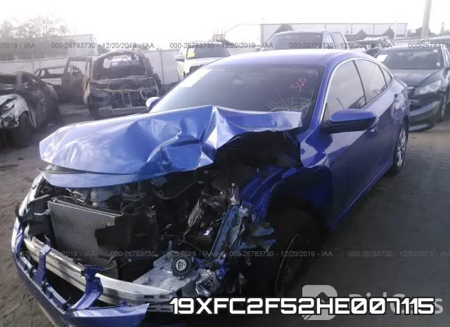 19XFC2F52HE007115 фото 3