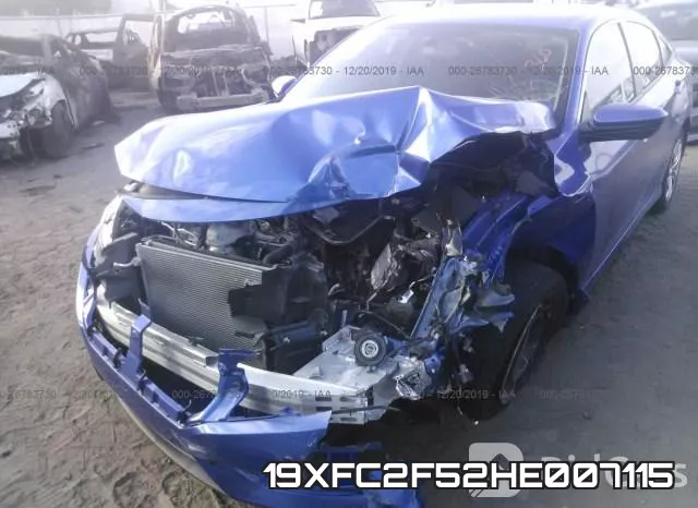 19XFC2F52HE007115 фото 7