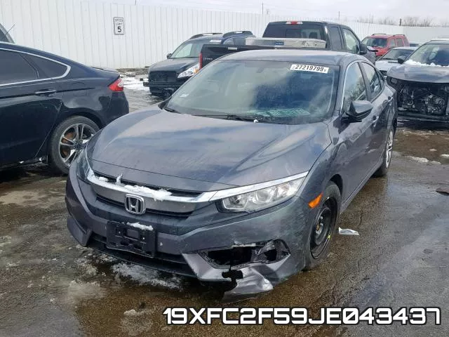 19XFC2F59JE043437 фото 3