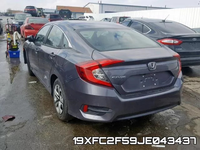 19XFC2F59JE043437 фото 4