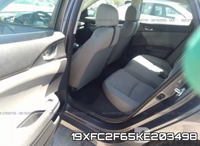 19XFC2F65KE203498 фото 9