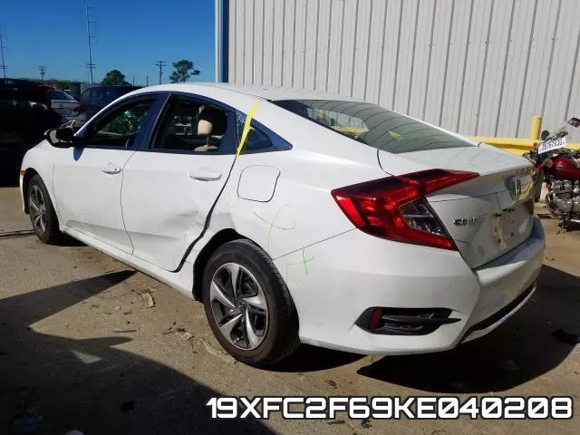 19XFC2F69KE040208 фото 4
