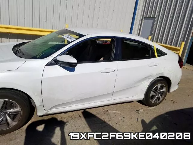 19XFC2F69KE040208 фото 10