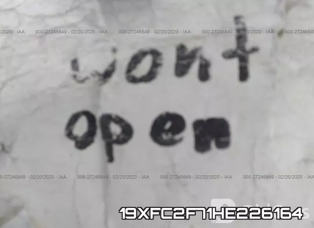 19XFC2F71HE226164 фото 2