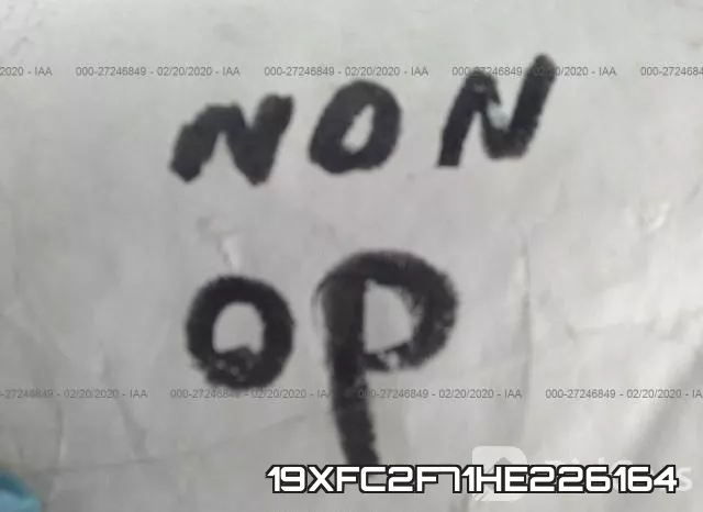 19XFC2F71HE226164 фото 8