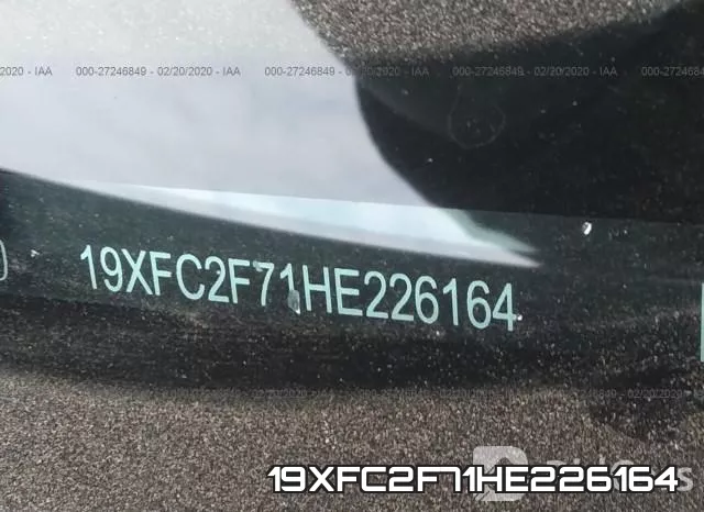 19XFC2F71HE226164 фото 10