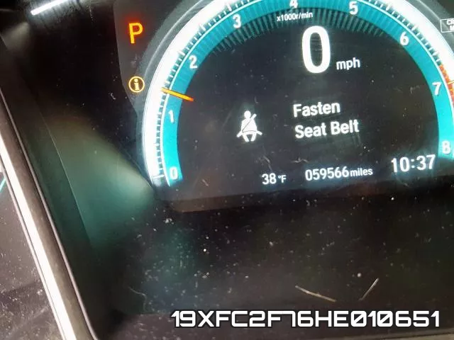 19XFC2F76HE010651 фото 9