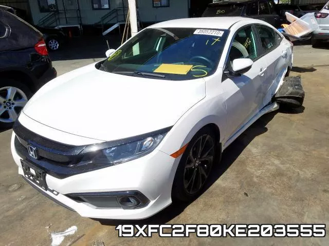 19XFC2F80KE203555 фото 3