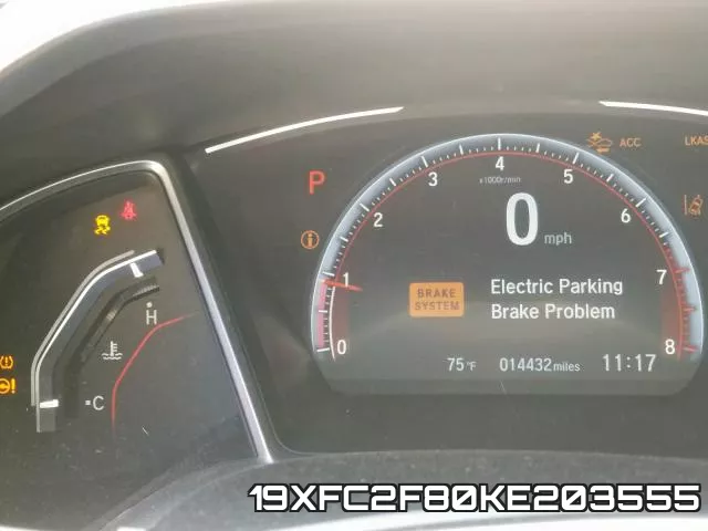 19XFC2F80KE203555 фото 9
