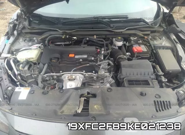 19XFC2F89KE021238 фото 2