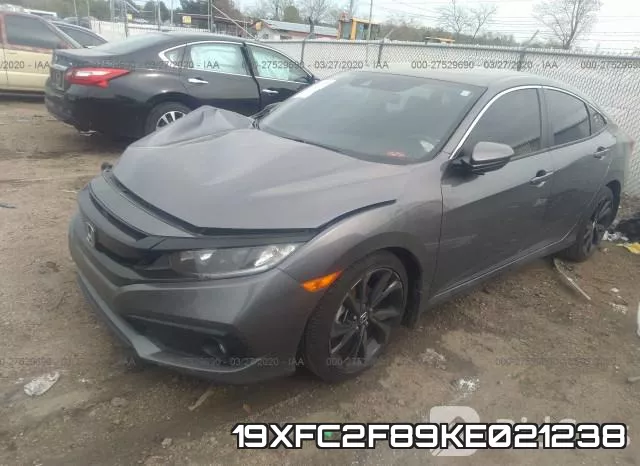 19XFC2F89KE021238 фото 3