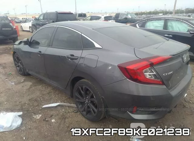 19XFC2F89KE021238 фото 4