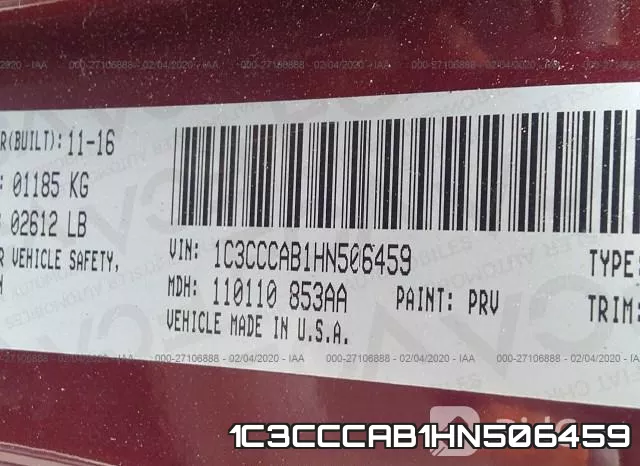 1C3CCCAB1HN506459 фото 10