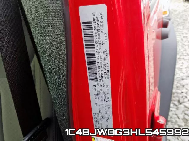 1C4BJWDG3HL545992 фото 2