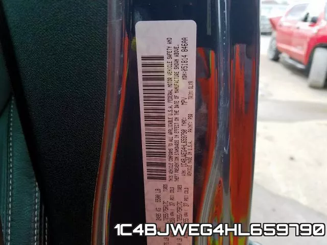 1C4BJWEG4HL659790 фото 2