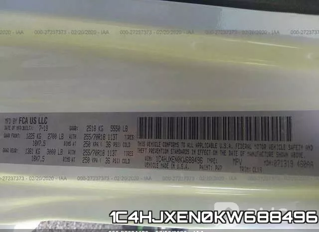 1C4HJXEN0KW688496 фото 10