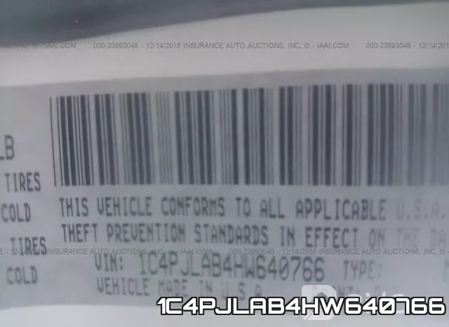 1C4PJLAB4HW640766 фото 10