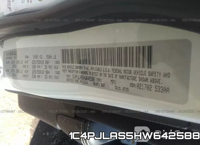 1C4PJLAS5HW642588 фото 10