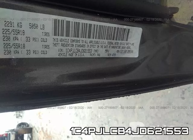 1C4PJLCB4JD621553 фото 10