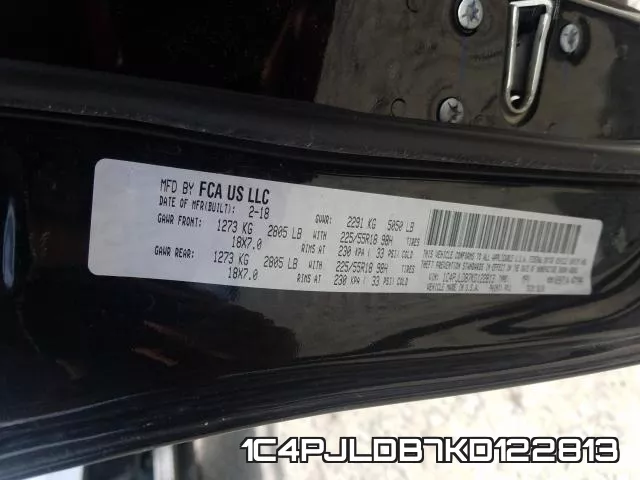 1C4PJLDB7KD122813 фото 2