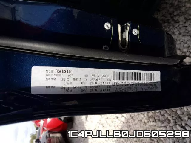 1C4PJLLB0JD605298 фото 2
