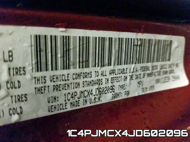 1C4PJMCX4JD602096 фото 2