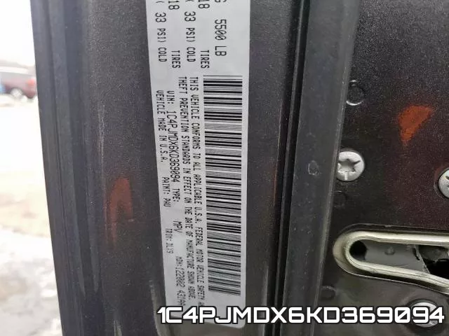 1C4PJMDX6KD369094 фото 2