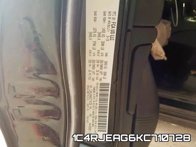 1C4RJEAG6KC710728 фото 2