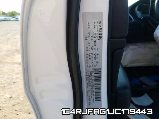 1C4RJFAG1JC179443 фото 2