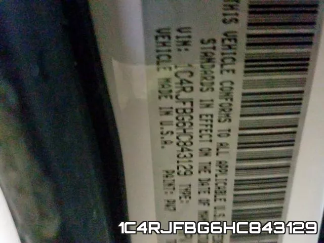1C4RJFBG6HC843129 фото 2