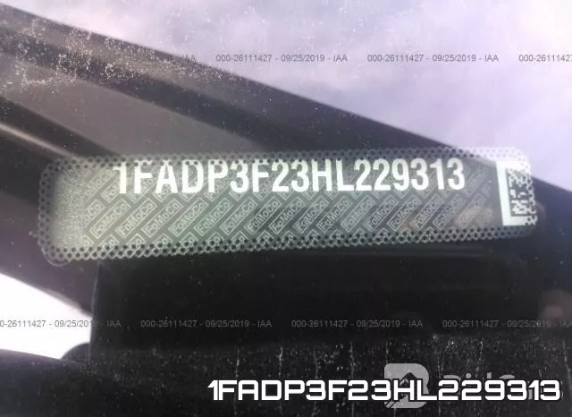 1FADP3F23HL229313 фото 10