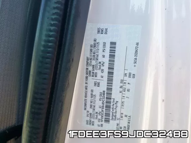 1FDEE3FS9JDC32488 фото 2