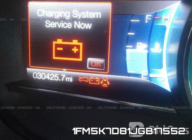 1FM5K7D81JGB17552 фото 8