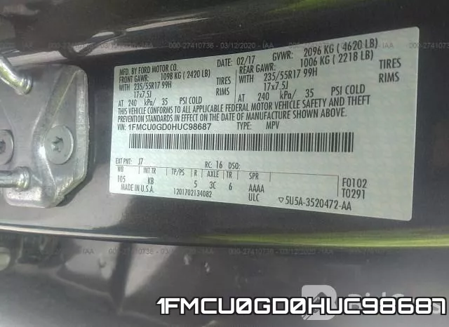 1FMCU0GD0HUC98687 фото 10