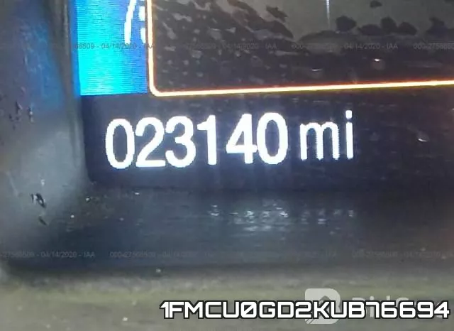 1FMCU0GD2KUB76694 фото 8