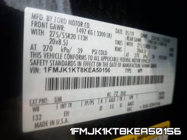 1FMJK1KT8KEA50156 фото 2