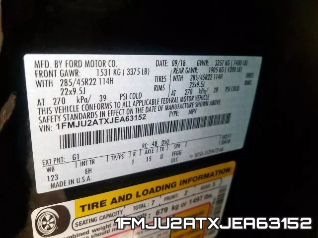 1FMJU2ATXJEA63152 фото 2