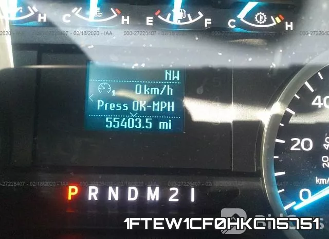 1FTEW1CF0HKC75751 фото 8